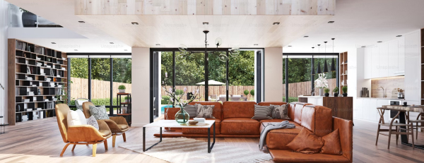 Concept Aluminium Systems’ profiles and door accessories in various finishes.