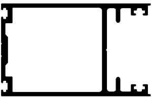 D/G Bi-Fold Door Stile