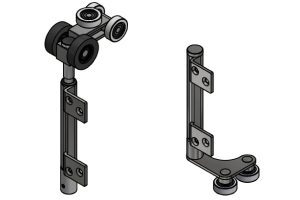 Right hand Offset End Carrier Set Black